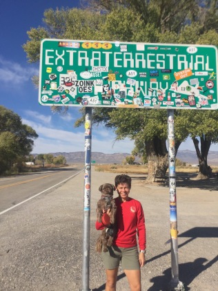 At the start of state road 375, a.k.a. the Extraterrestrial highway